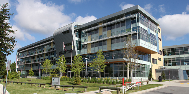 Image of the Surrey School District office building