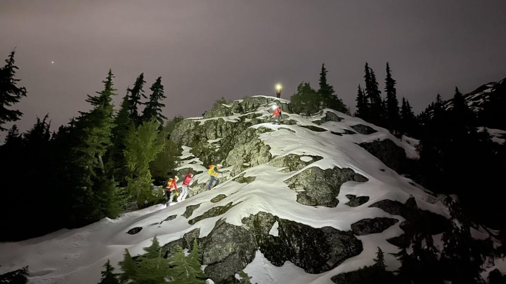 NSR goes 'old school' in life-saving search for hiker on Mt. Seymour