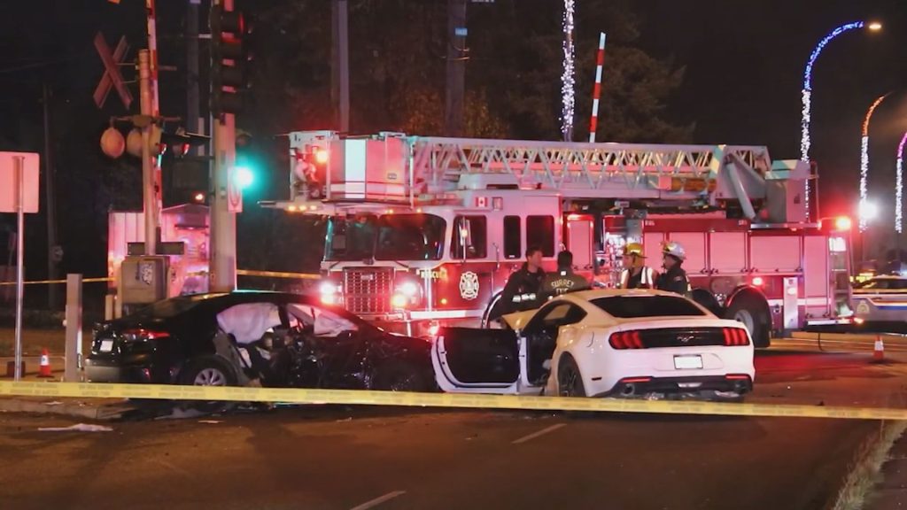 Driver flees scene after fatal collision in Surrey Saturday, RCMP says