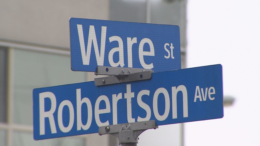 Ware Street at Robertson Avenue in Abbotsford
