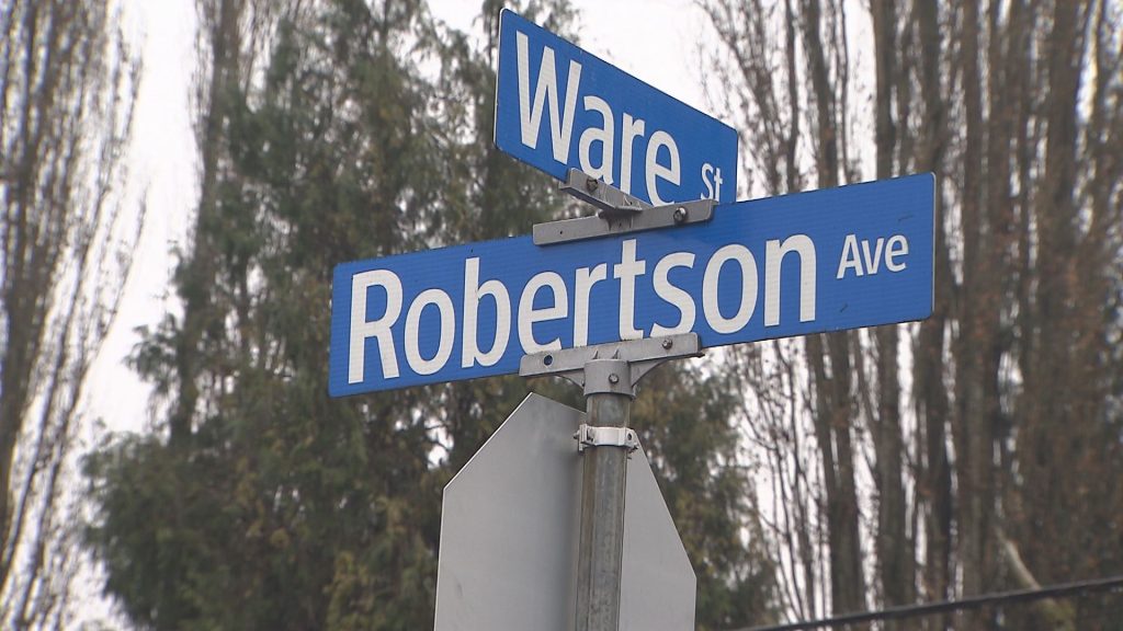 Ware Street at Robertson Avenue in Abbotsford