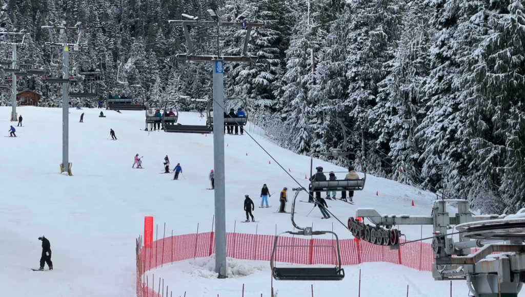 Chairlift at Cypress is seen