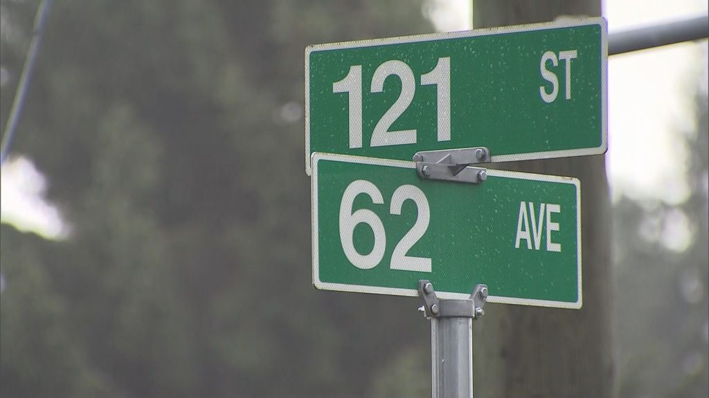 62 Avenue near 121 Street in Surrey, B.C.