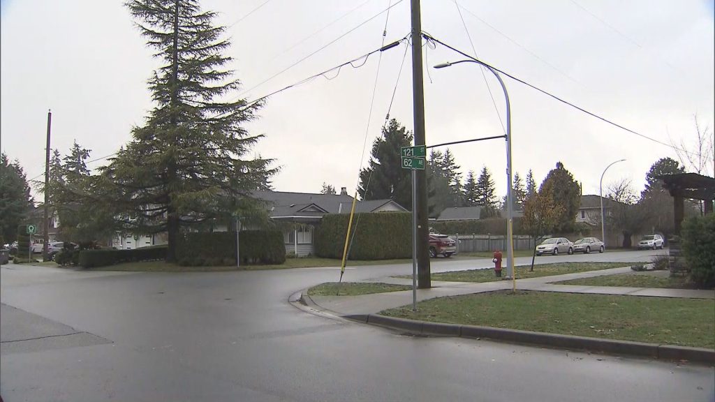 62 Avenue near 121 Street in Surrey, B.C.