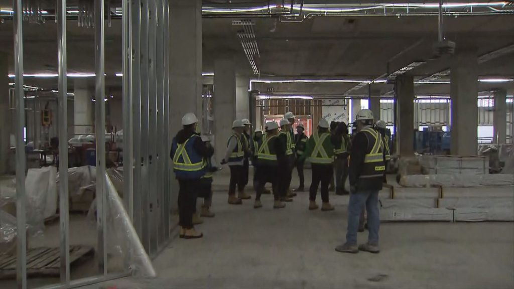 Various officials toured the new St. Paul's Hospital in Vancouver