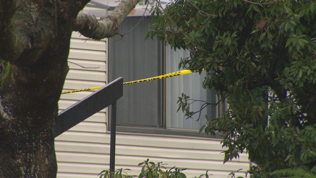 Delta Police investigate a homicide.