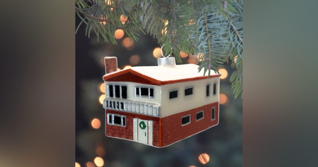 A Vancouver Special inspired Christmas ornament