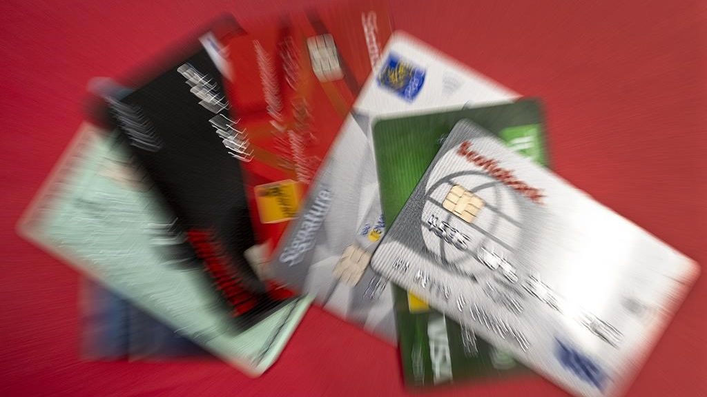 Credit cards are shown in this Thursday, Oct. 6, 2022 file photo. THE CANADIAN PRESS/Andrew Vaughan