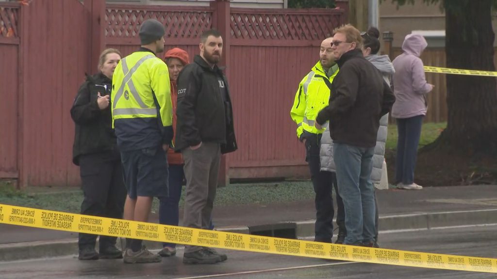 Police investigate a fatal collision at 80 Avenue and 122A Street in Surrey