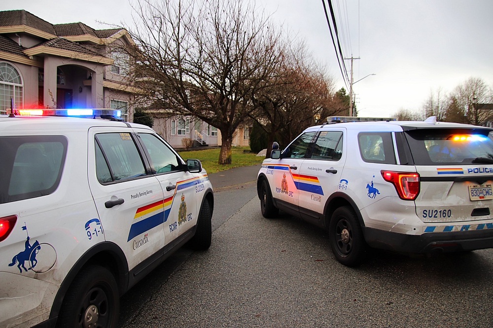 Surrey RCMP investigate after reports of shots fired in the area of 101 Avenue and 156 Street