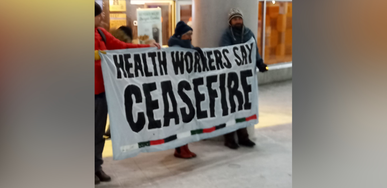 医护人员集会呼吁停火 | 温哥华城市新闻