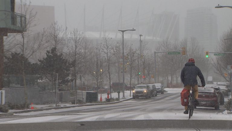 Road Maintenance Crews Prepare For Snow CityNews Vancouver   Vancouver Snowfall 10 January 4 768x432 