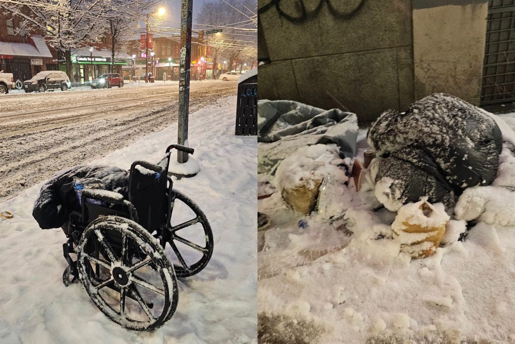 'A horrendous situation': DTES advocate says city has failed people forced to sleep outside in snow
