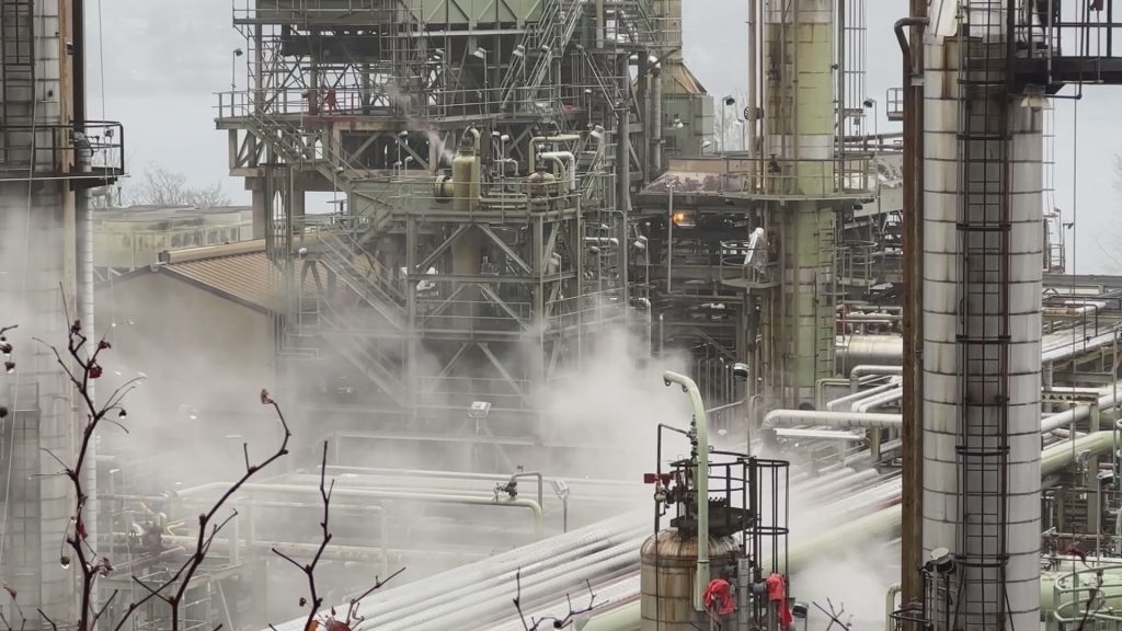 The Parkland refinery in Burnaby, B.C.