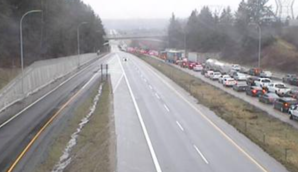 Highway 99 Reopens After Power Line Falls In South Surrey   Highway 99 South Surrey Jan 25 2024 1024x592 