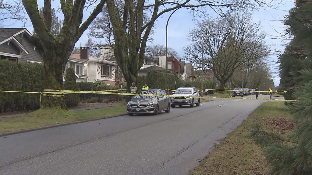 Vancouver Police investigate a serious crash near West 16th Avenue and Wallace Street