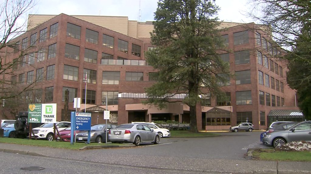 Chilliwack General Hospital on Wednesday January 6th, 2021. (CityNews image)