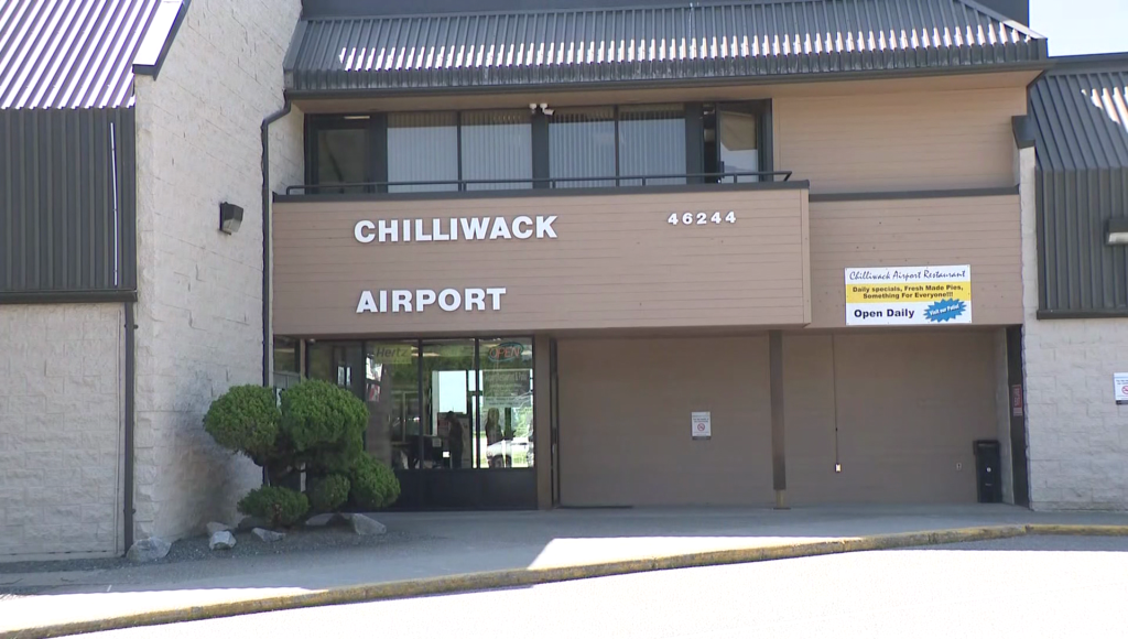 The exterior of the Chilliwack Airport