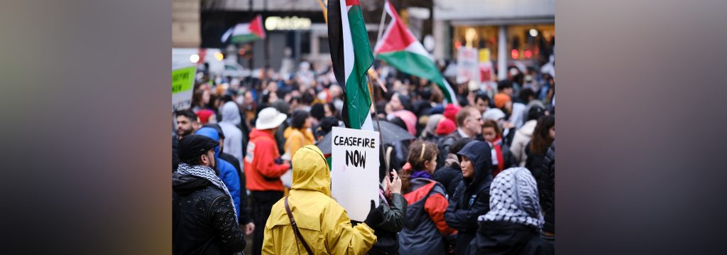 Multiple pro-Palestinian events took place around the Lower Mainland this weekend, despite the cold weather and rain.