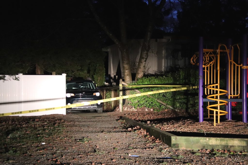 Abbotsford Police investigate an incident near Carlsrue Avenue and Victoria Street