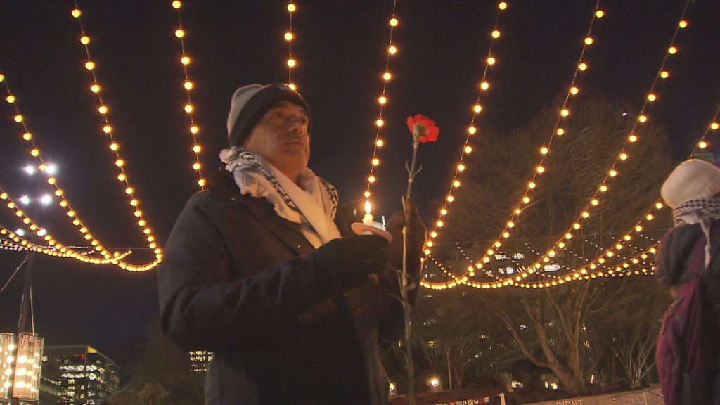 A vigil was held in Downtown Vancouver