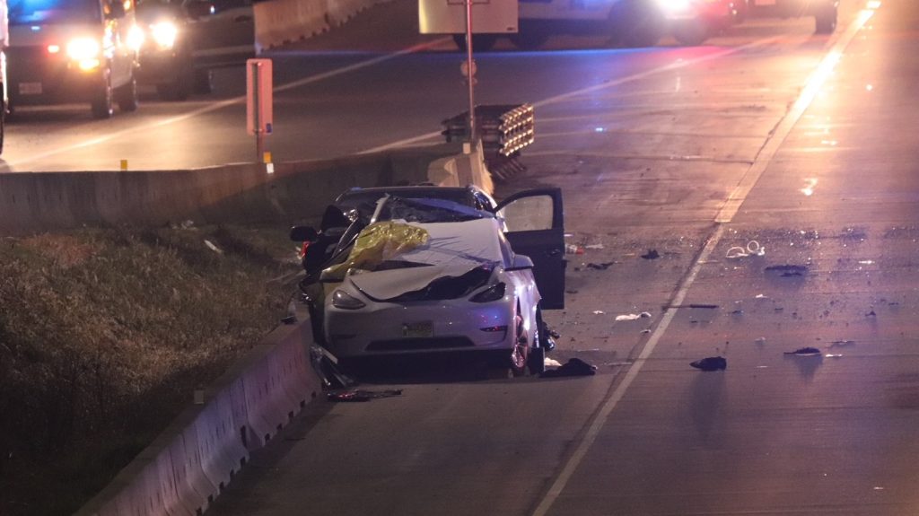 RCMP investigate a fatal collision near Sprott Street in Burnaby along Highway 1