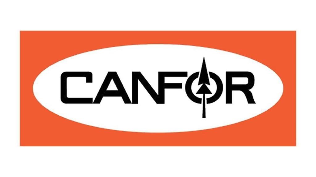 The corporate logo for forest products producer Canfor Corp. is shown. Canfor Pulp Products Inc. says it's entered an agreement to sell its Taylor pulp mill.