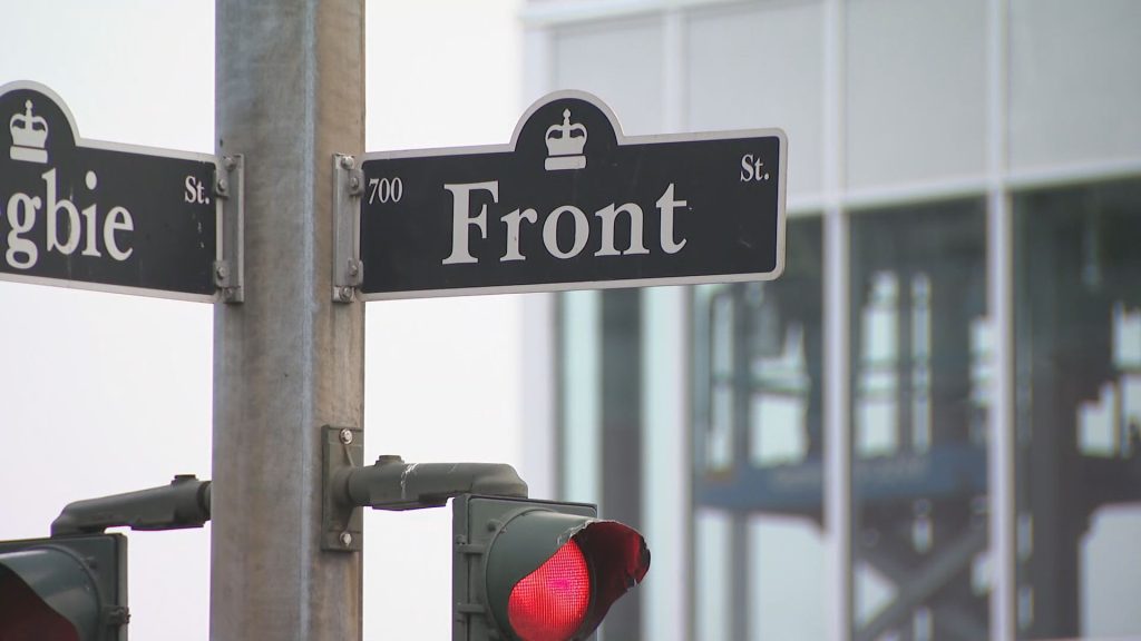 The Front Street closure in New Westminster