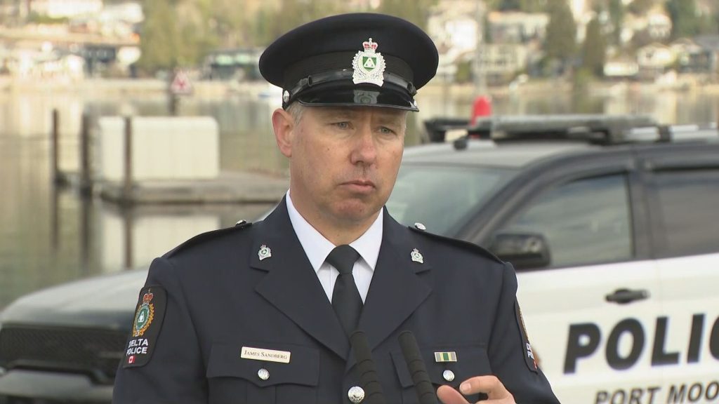 Delta Police Acting Insp. James Sandberg