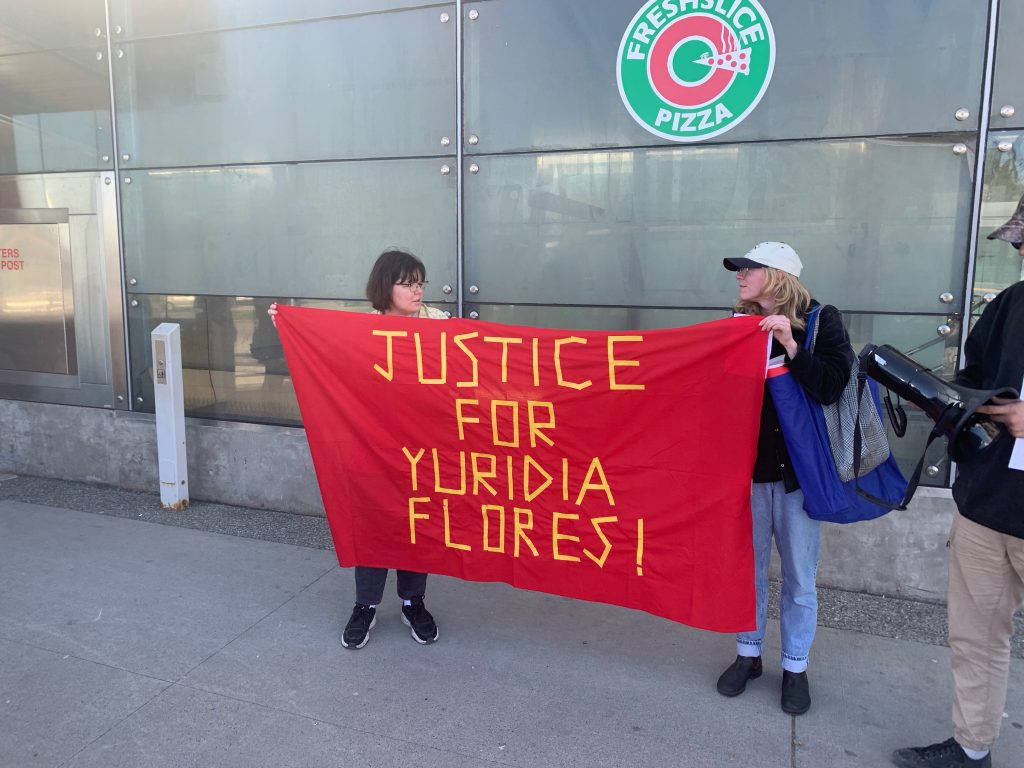 A rally was held Friday calling for justice and better safety conditions, nearly a month after construction worker Yuridia Flores was killed on the job in Vancouver.