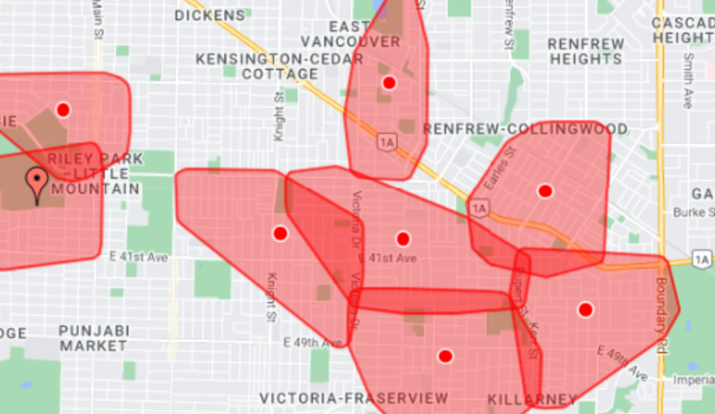 BC Hydro outages March 19. (BC Hydro)