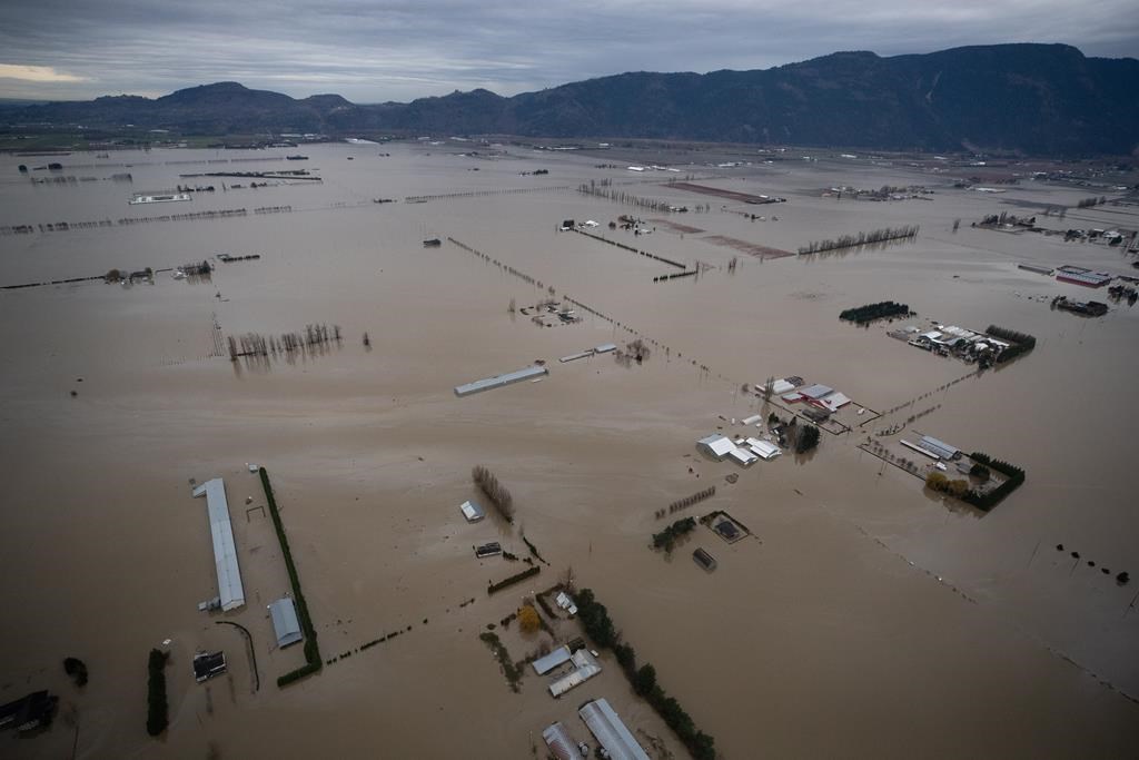 The federal government estimates it will need to pay almost $3.4 billion for its share of the disaster recovery bills for flooding and landslides that devastated British Columbia's Fraser Valley in November 2021.