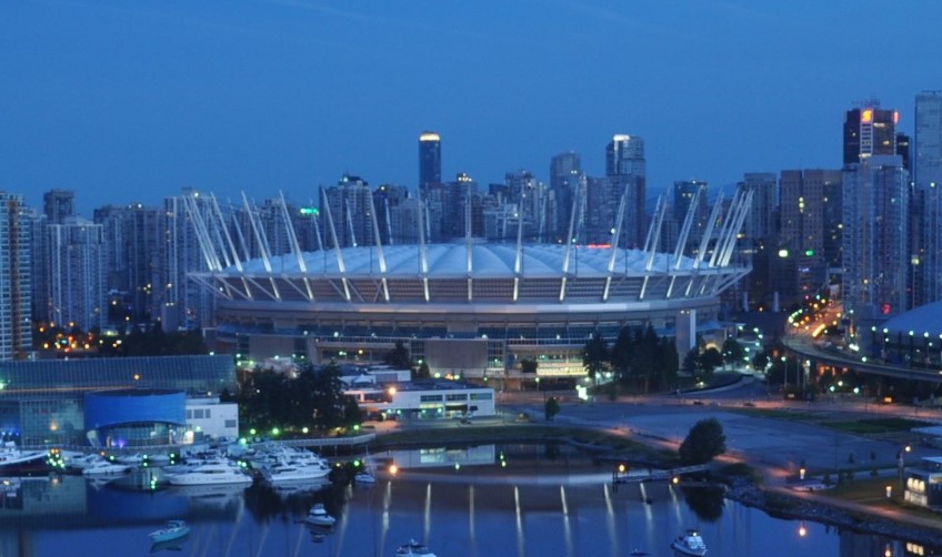 Vancouver landmarks went dark for Earth Hour Saturday evening