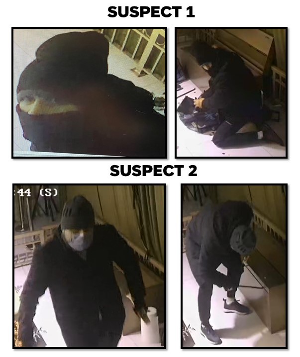 The Surrey RCMP is looking for two suspects in connection with a break-in at a Hindu temple in the city in March 2024.