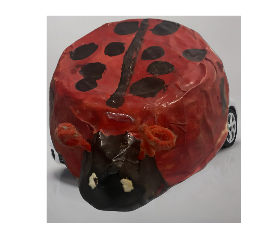 A ladybug Kimberly made her father, Del Gallup. (Supplied)