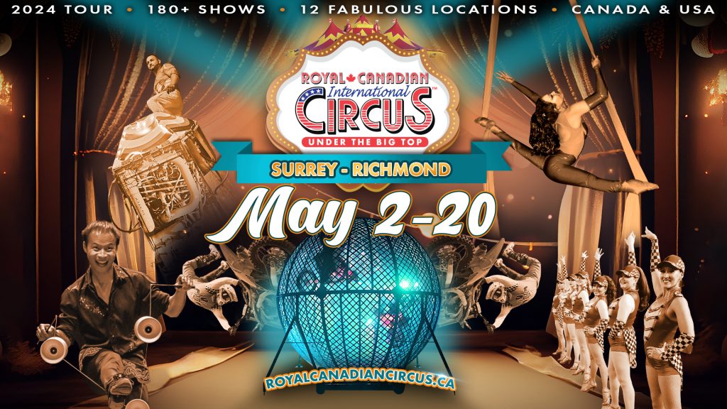 Enter to Win 1 of 3 amazing Royal Canadian Circus prizes