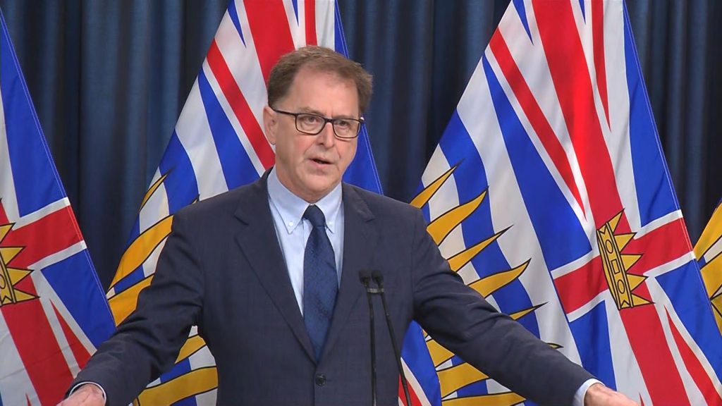 B.C. Health Minister Adrian Dix makes an announcement in Victoria on Thursday April 11, 2024.