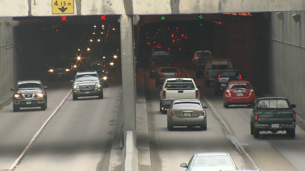 Lane closure in Massey Tunnel planned this weekend