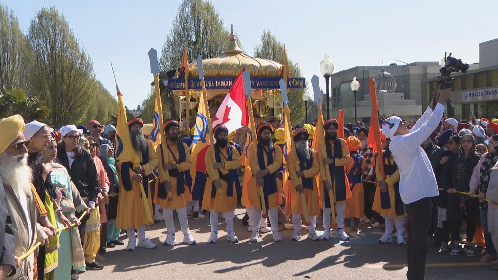 A Vaisakhi parade in Surrey.