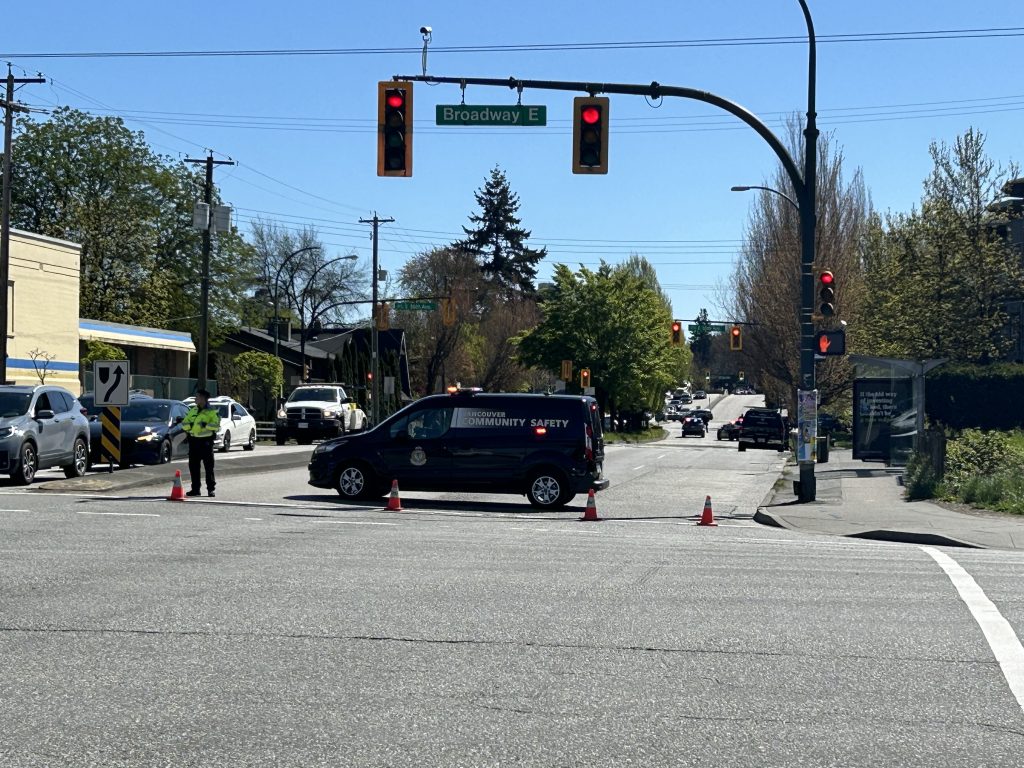 Vancouver crash shuts section of Clark Drive