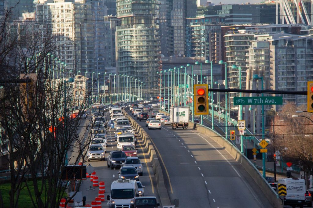 Cambie Bridge closed Friday night for film production