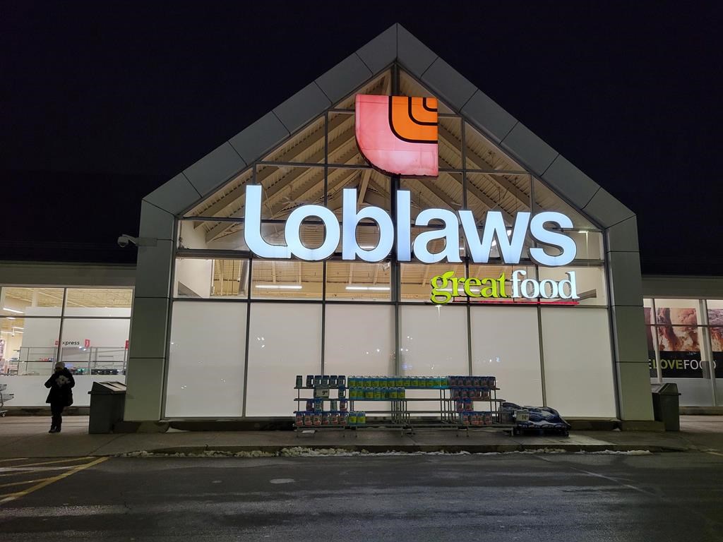 A boycott targeting Loblaw is gaining momentum online, the latest sign of Canadians’ mounting frustration with the major grocers. A Loblaws grocery store is shown at a Bowmanville, Ont. shopping centre on Tuesday Feb. 28, 2023.