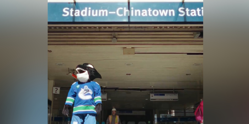 Familiar voice announcing SkyTrain stations during all Canucks home playoff games
