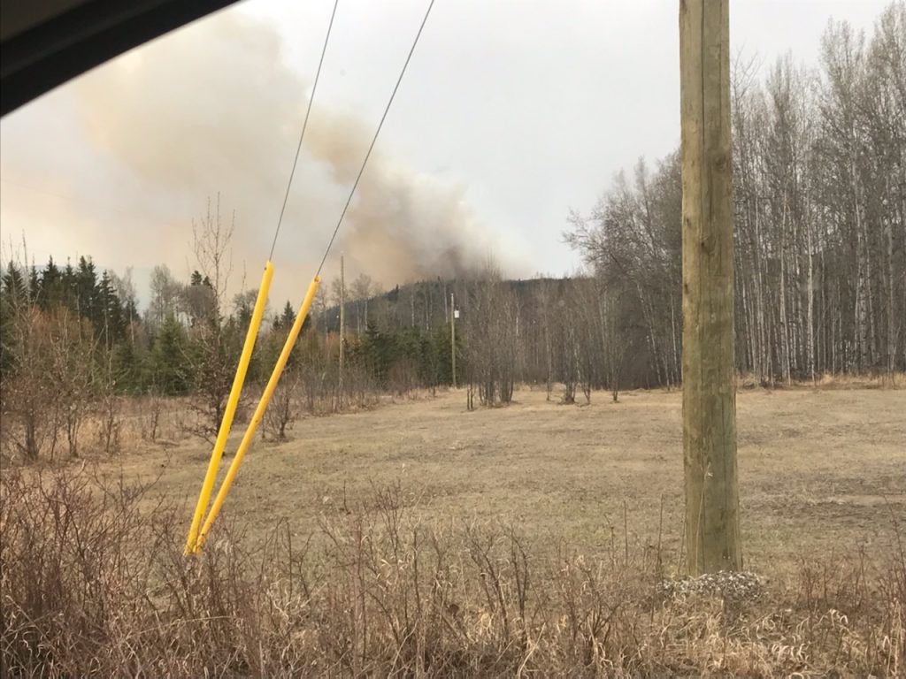 'Extreme drought' in area of early-season wildfire near Chetwynd