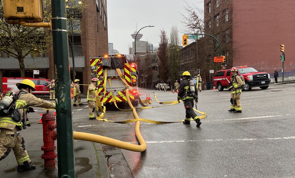 Gas incident forces closure of downtown Vancouver block: VFRS