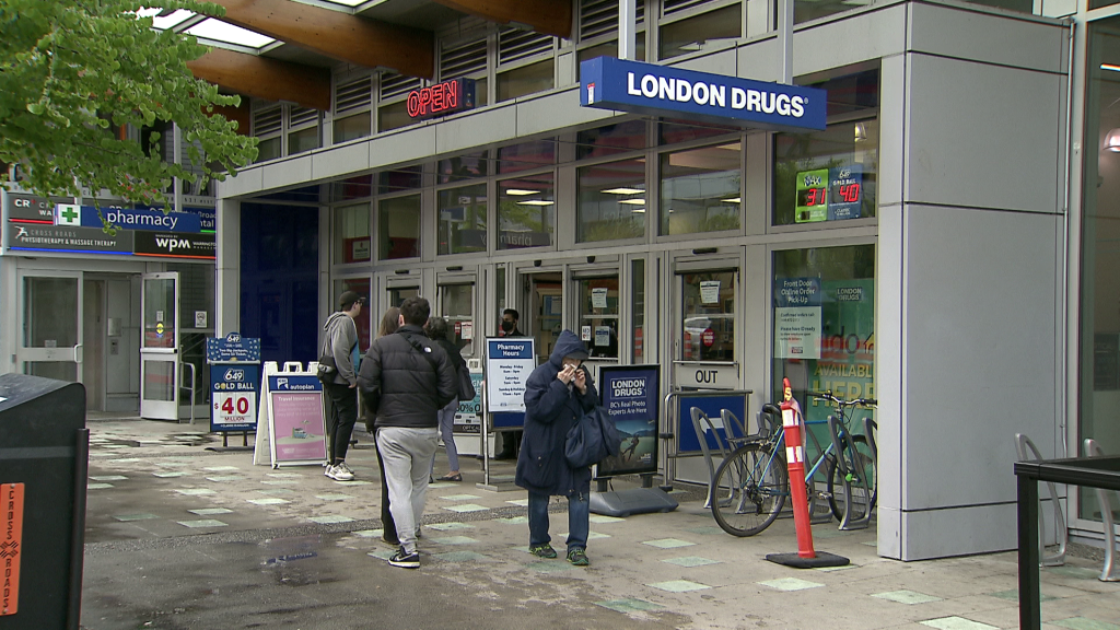 The London Drugs location at Cambie and Broadway in Vancouver