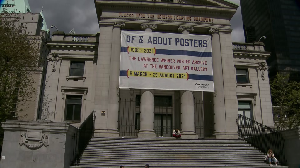 The exterior of the Vancouver Art Gallery. 