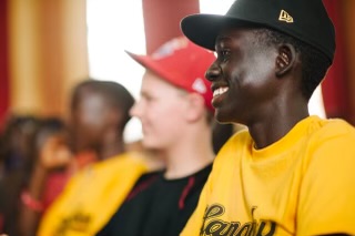 Langley's Connor Kotanko was in the Team Canada squad that went to Africa in 2012. There, he struck a deep connection with a player on the opposing team named Kenneth Mugaya. (Courtesy Jennifer Mackie)