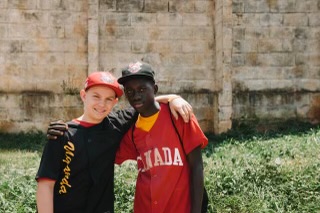 Langley's Connor Kotanko was in the Team Canada squad that went to Africa in 2012. There, he struck a deep connection with a player on the opposing team named Kenneth Mugaya. (Courtesy Jennifer Mackie)