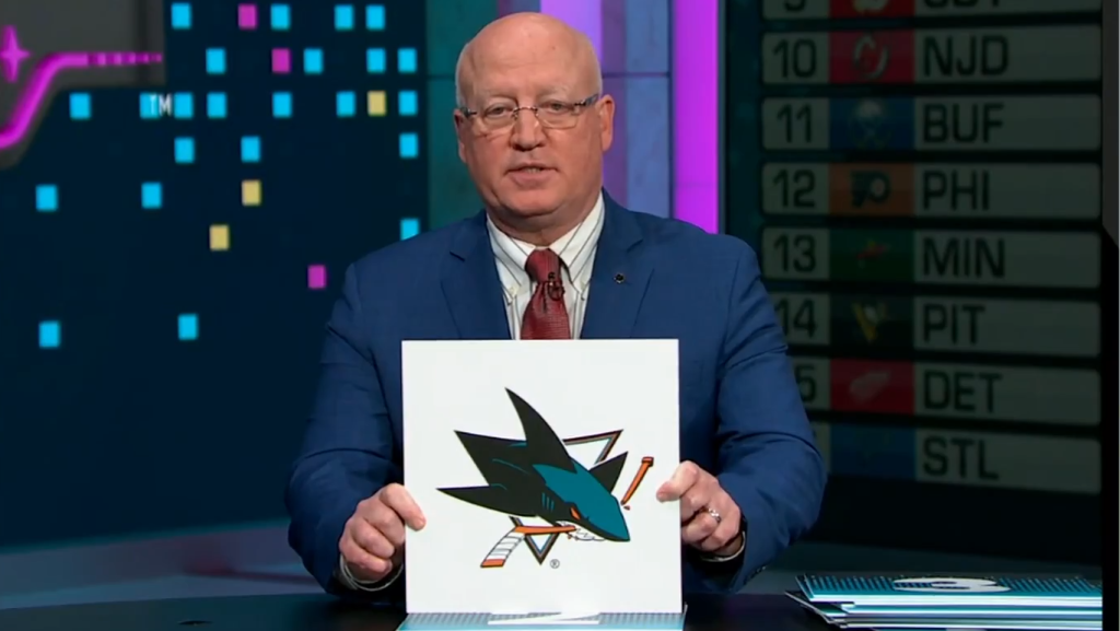 The San Jose Sharks have won the 2024 NHL Draft Lottery